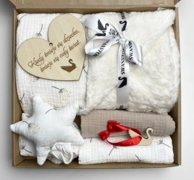 Zestaw prezentowy dla dzieci, niemowląt, baby shower box 5