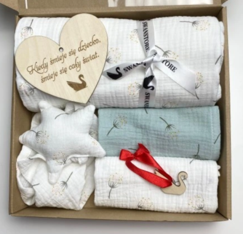Zestaw prezentowy dla dzieci, niemowląt, baby shower box 6