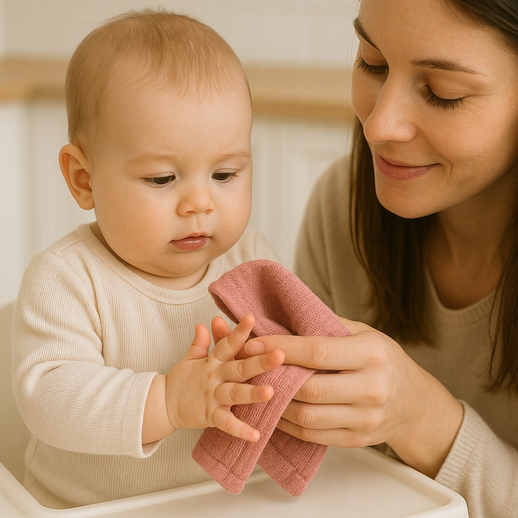 Baby Shower Box prezentowy: 2 xPieluszki, Przytulak- różowy - obrazek 4