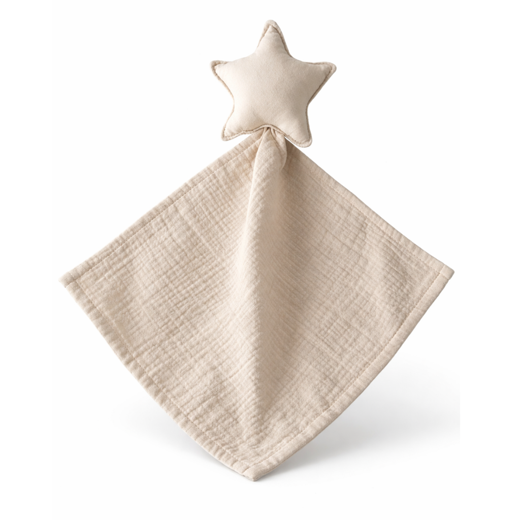 Przytulak gwiazdka 30x30- beżowy